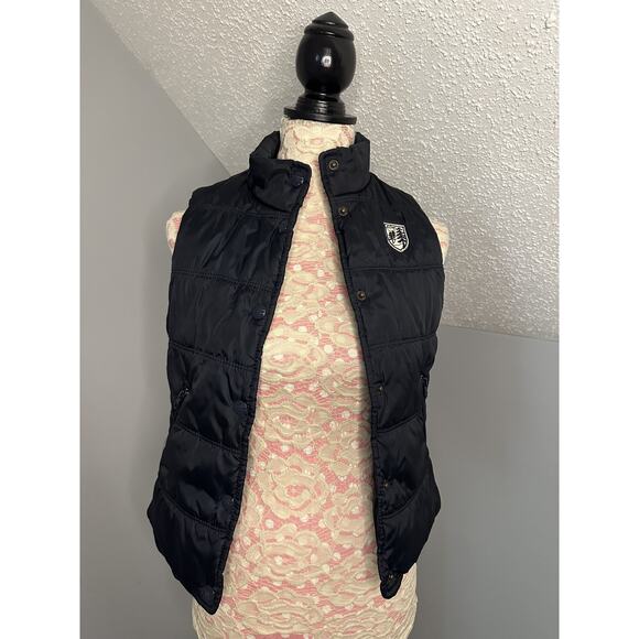 American Eagle Outfitters Jackets & Blazers - EUC American Eagle Puffer Vest Navy Blue Women's Size XS Great for Fall!